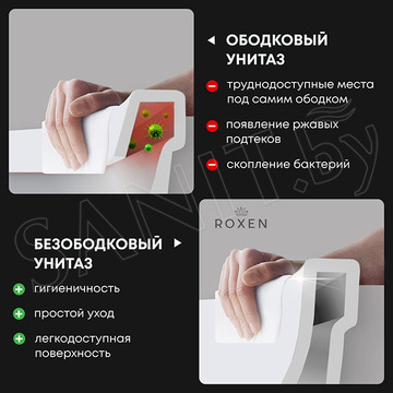 Комплект инсталляции 6 в 1 Roxen StounFix Dual Fresh 968506 с аромадозатором