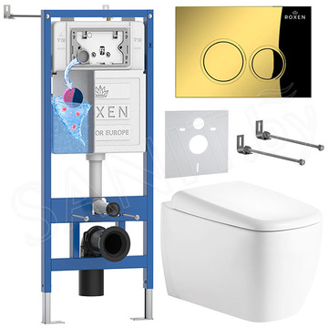 Комплект инсталляции 6 в 1 Roxen StounFix Dual Fresh 968513 с аромадозатором
