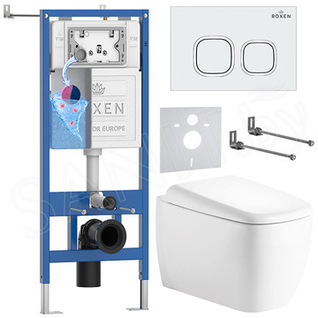 Комплект инсталляции 6 в 1 Roxen StounFix Dual Fresh 968514 с аромадозатором