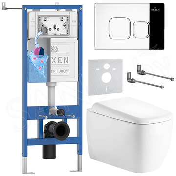 Комплект инсталляции 6 в 1 Roxen StounFix Dual Fresh 968516 с аромадозатором