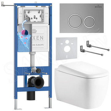 Комплект инсталляции 6 в 1 Roxen StounFix Dual Fresh 968510 с аромадозатором