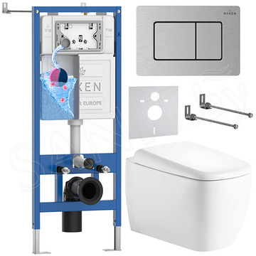 Комплект инсталляции 6 в 1 Roxen StounFix Dual Fresh 968523 с аромадозатором
