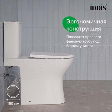 Напольный унитаз Iddis Zodiac безободковый