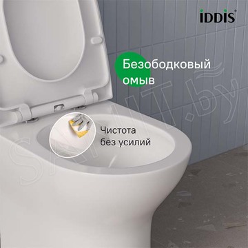 Напольный унитаз Iddis Zodiac безободковый