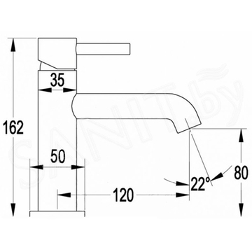 Смеситель для умывальника Filarete Roun FL5020NK