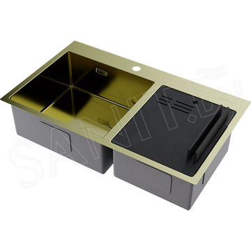 Кухонная мойка Omoikiri Akisame 86-2-LG Side