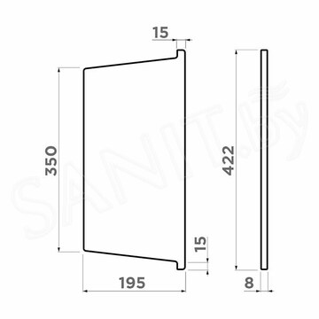 Разделочная доска для мойки Omoikiri CB-Prime-400 GB