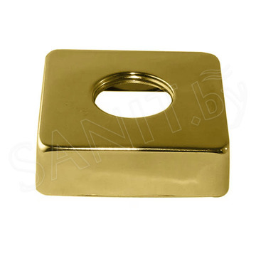 Чашка декоративная квадратная 3/4" золото