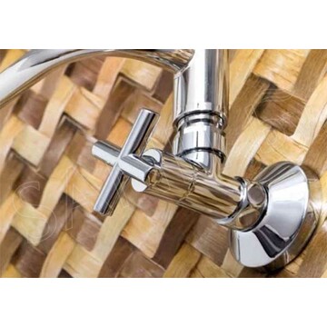Комплект вентилей угловых крест 3/4''х1/2" Г/Ш