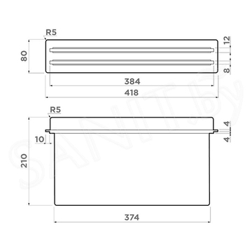 Держатель для досок Omoikiri FP-05 GB