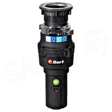 Кухонная мойка Roxen Snake PVD (графит, износостойкое покрытие) с коландером, дозатором и измельчителем пищевых отходов Bort Caiman 93418064