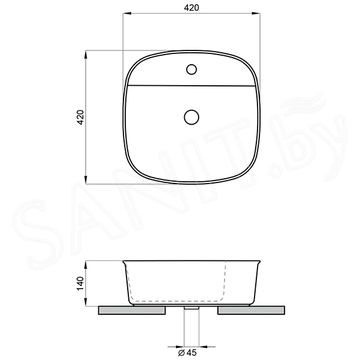 Умывальник Lavinia Boho Bathroom Sink 33311085