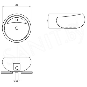 Умывальник Lavinia Boho Bathroom Sink 33311098
