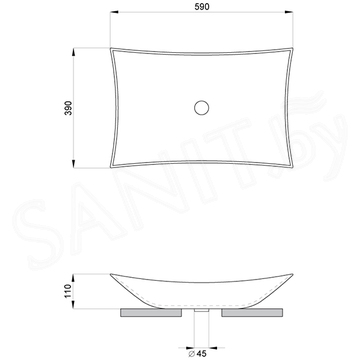 Умывальник Lavinia Boho Bathroom Sink 33311112