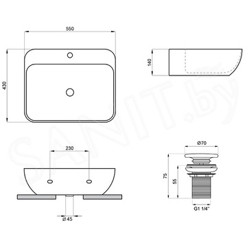 Умывальник Lavinia Boho Bathroom Sink 33311113