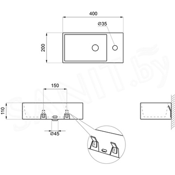 Умывальник Lavinia Boho Bathroom Sink 33311024 / 33311026