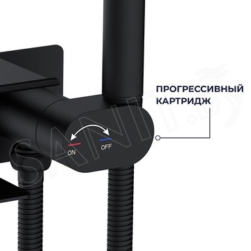 Смеситель встраиваемый RGW SP-221B с гигиеническим душем