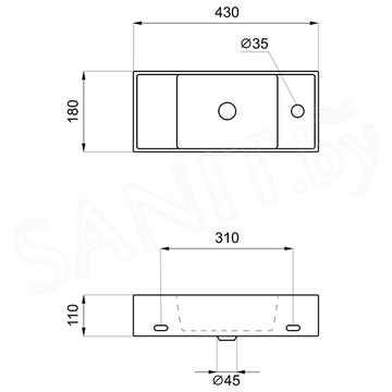 Умывальник Lavinia Boho Bathroom Sink 33311044 / 33311046