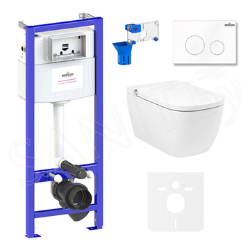 Комплект инсталляции 7 в 1 Lavinia Boho Relfix Smart V-Clean 87561121 / 87561122 / 87561123 / 87561124