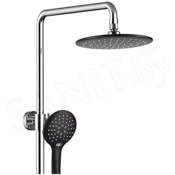 Душевая стойка Grocenberg GB7001 черный / хром