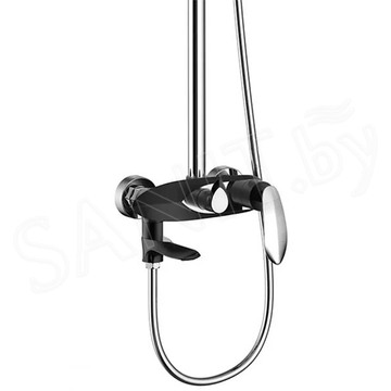 Душевая стойка Grocenberg GB7001 черный / хром