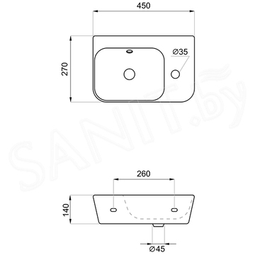 Умывальник Lavinia Boho Bathroom Sink 33311061 / 33311059