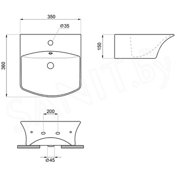 Умывальник Lavinia Boho Bathroom Sink 33311078 / 33311080 / 33311082