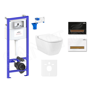 Комплект инсталляции 7 в 1 Lavinia Boho Relfix Smart V-Clean 87561133 / 87561134