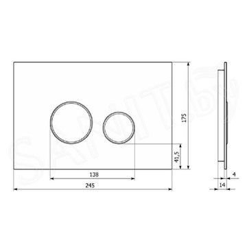 Комплект инсталляции 6 в 1 Lavinia Boho Relfix Biore Rimless 75110184
