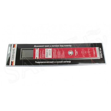 Душевой трап Gerhans K80407 50 / 60 двусторонний под плитку