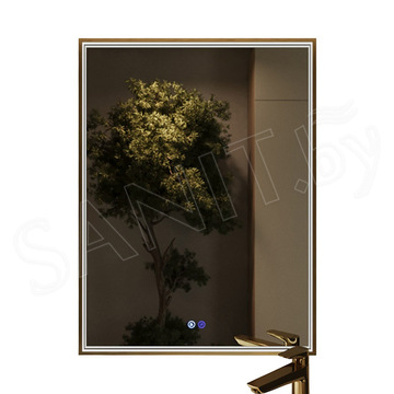 Зеркало Mebelvann Fresco в раме золото матовое