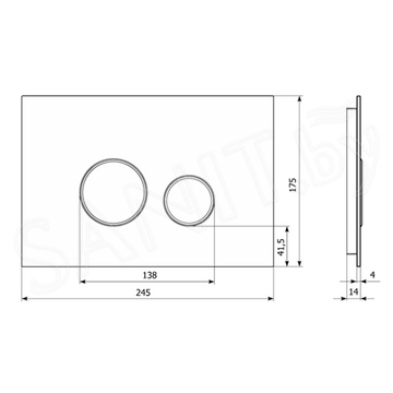 Комплект инсталляции 7 в 1 Lavinia Boho Relfix Biore Rimless 87050192