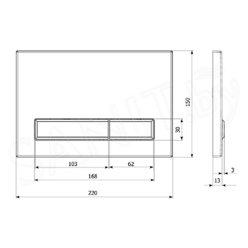 Комплект инсталляции 6 в 1 Lavinia Boho Relfix Bell Pro Rimless 75110010 / 75110011