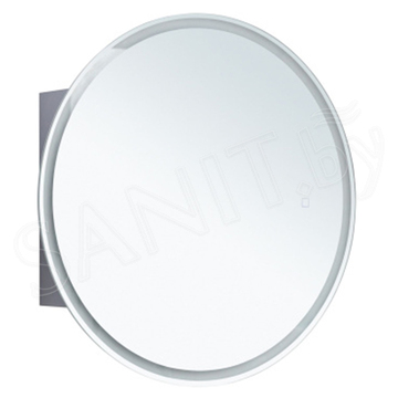 Шкаф-зеркало Aquanet Оптима 70 / 80 Led круглый