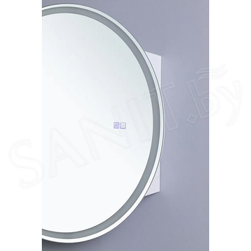 Шкаф-зеркало Aquanet Оптима 70 / 80 Led круглый