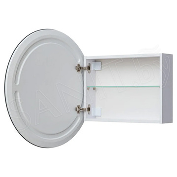 Шкаф-зеркало Aquanet Оптима 70 / 80 Led круглый