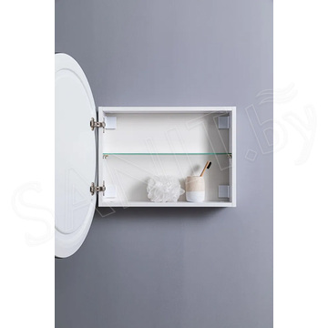 Шкаф-зеркало Aquanet Оптима 70 / 80 Led круглый