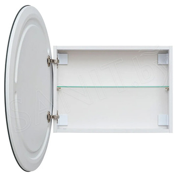 Шкаф-зеркало Aquanet Оптима 70 / 80 Led круглый
