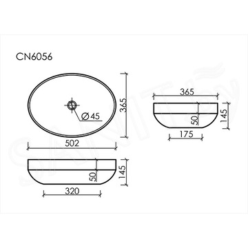Умывальник CeramicaNova Element CN6056