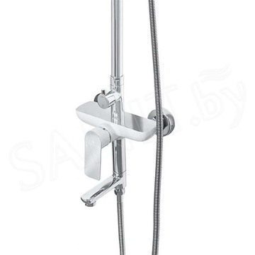 Душевая стойка Grocenberg GB7009 белый / хром