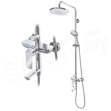 Душевая стойка Grocenberg GB7009 хром