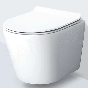 Подвесной унитаз Cerutti Luigi Aria Tornado CT11101 безободковый с крышкой SoftClose