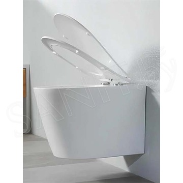Подвесной унитаз Cerutti Luigi Aria Tornado CT11101 безободковый с крышкой SoftClose