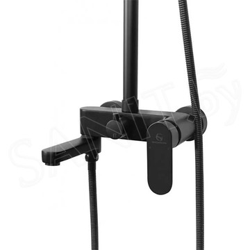Душевая стойка Grocenberg GB7011 черный матовый