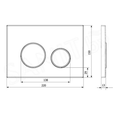 Комплект инсталляции 7 в 1 Lavinia Boho Relfix Bell Pro Rimless 75110029 / 75110030
