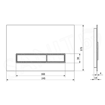 Комплект инсталляции 7 в 1 Lavinia Boho Relfix Bell Pro Rimless 75110031