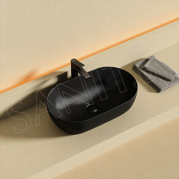 Умывальник CeramicaNova Twist CN12001MB