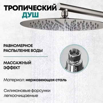 Душевая система скрытого монтажа Grocenberg GB5099BG-1