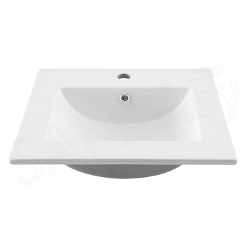 Умывальник Aquanet Flat 50 / 60 / 70 / 80 / 90 / 100 белый матовый