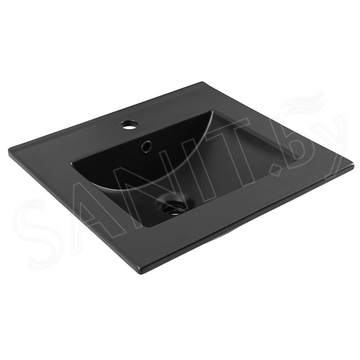 Умывальник Aquanet Flat 50 / 60 / 70 / 80 / 90 / 100 черный матовый